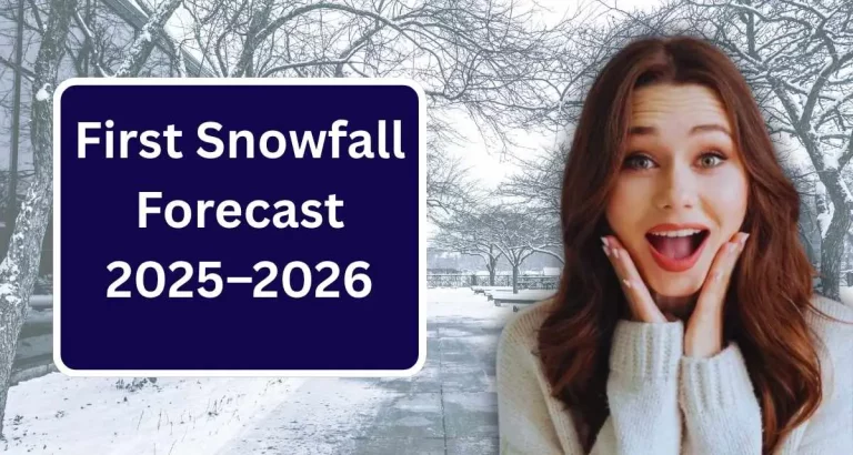 First Snowfall Forecast 2025–2026: When and Where Winter Will Arrive Across the U.S. and Beyond