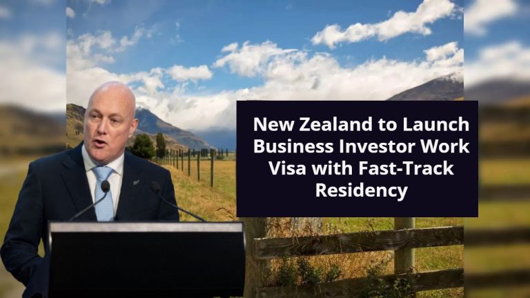 New Zealand to Launch Business Investor Work Visa with Fast-Track Residency